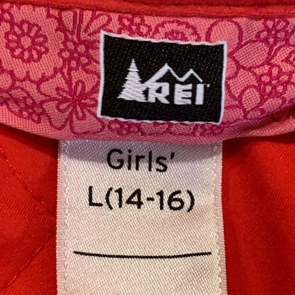 Rei Girls Skirt Mini‎ Corduroy Wrap Brown Lined Snap Button Stretch Size L - Picture 9 of 15
